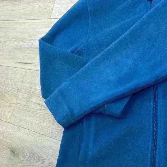 Women’s Woolrich Blue Fleece Full Zip Jacket Size M - Picture 11 of 11